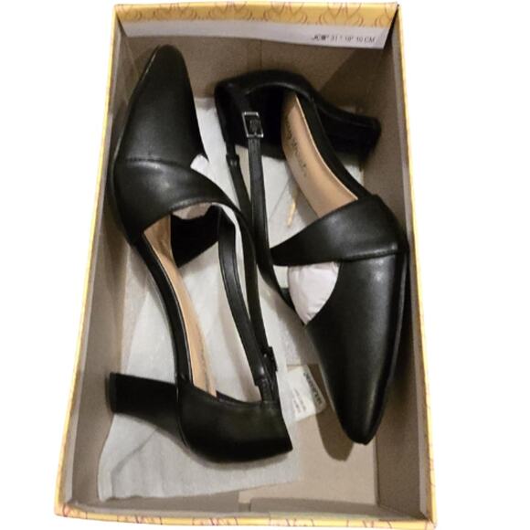 Easy Street Elegance Black Leather Heel New in Box Size 8 - Picture 8 of 10
